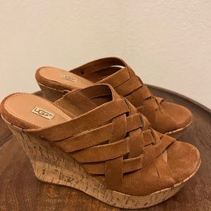 UGG suede wedges NEW